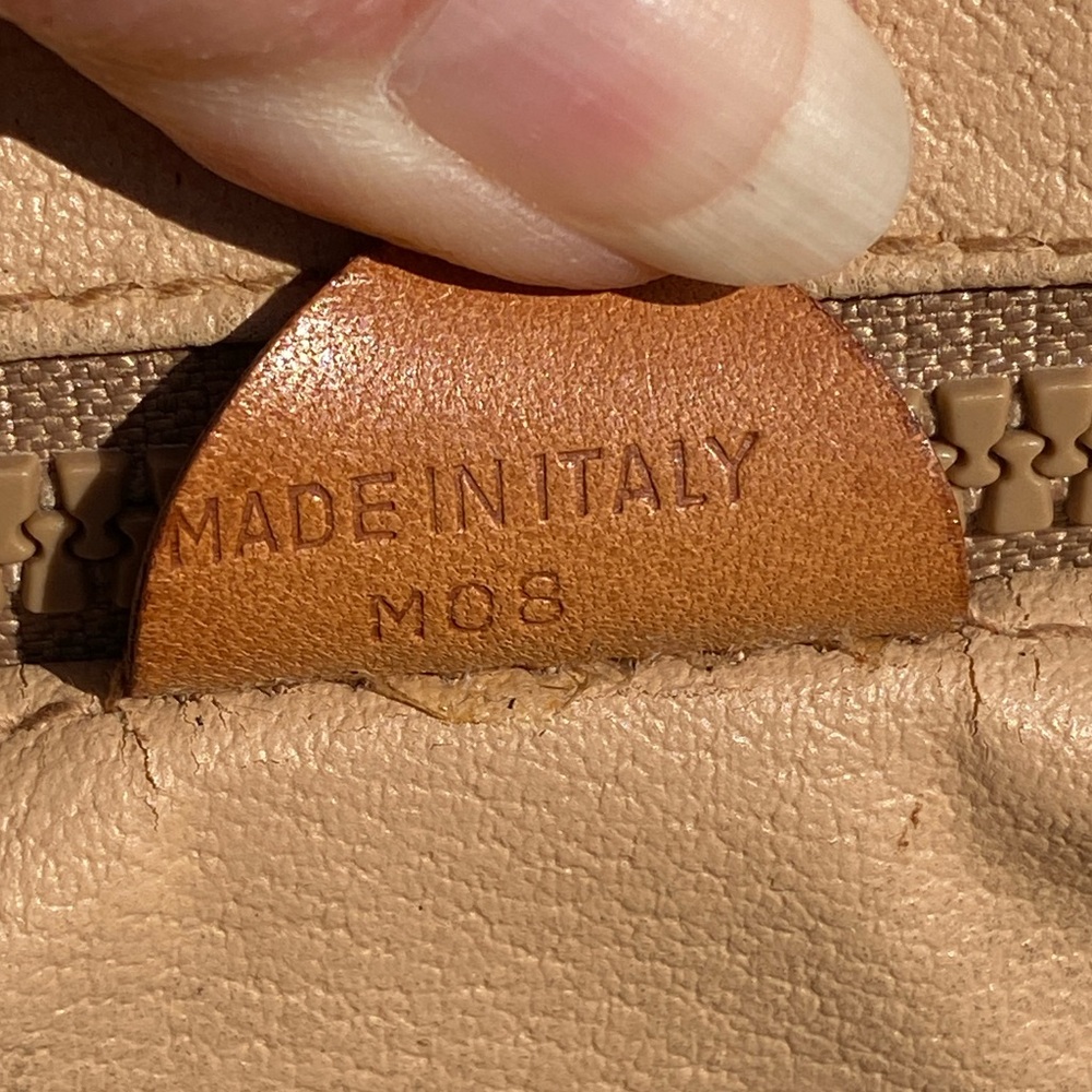 VINTAGE CELINE Macadam Coated Canvas Soft Side Brief Case (M08) - Picture 10 of 11